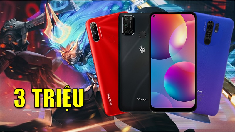 điện thoại chơi game giá rẻ dưới 3 triệu